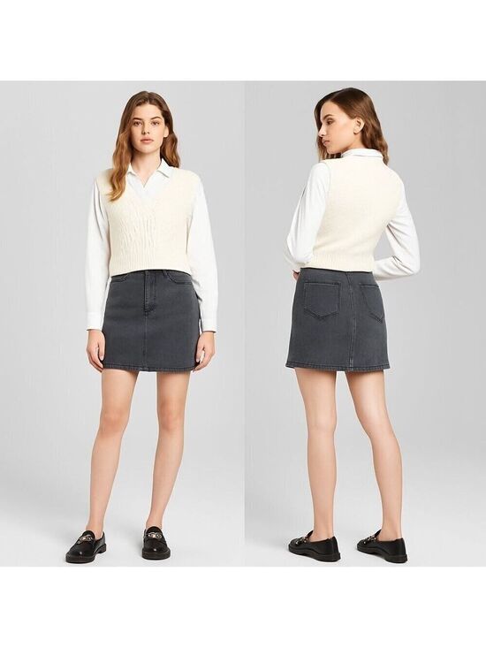 wild fable Dresses & Skirts - ✨ WILD FABLE 🌟 Women’s Side Slit Stretch Mini Skirt 👗 – Size 4 ✨